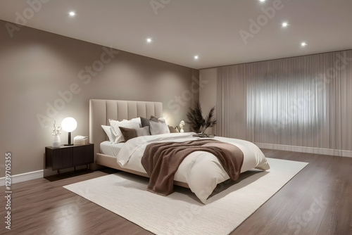 Modern Bedroom Interior Des...