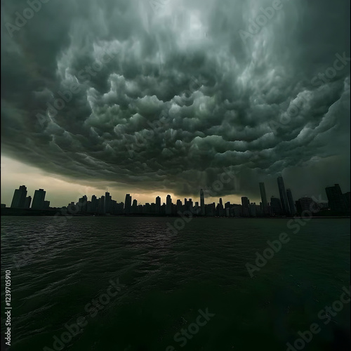 Dark Storm Clouds Gather Ov...