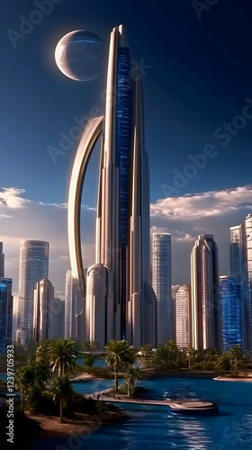 Futuristic Cityscape Showca...