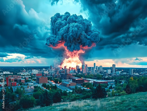 Massive Explosion Engulfs C...