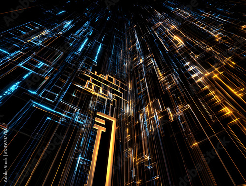 Abstract 3D Illustration De...