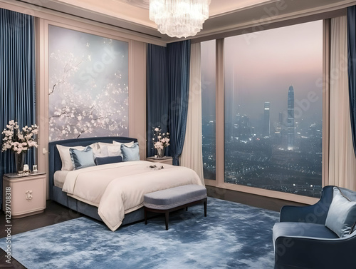 Elegant Bedroom Interior De...