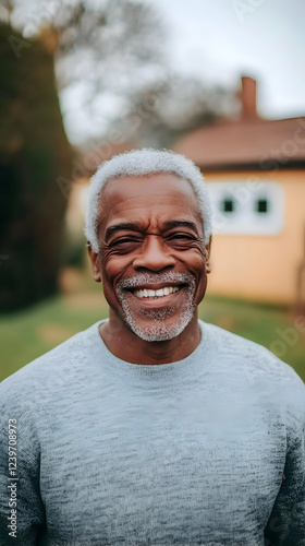 Portrait of a Smiling Senio...