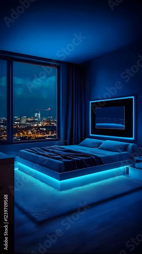 Modern Bedroom Interior Des...