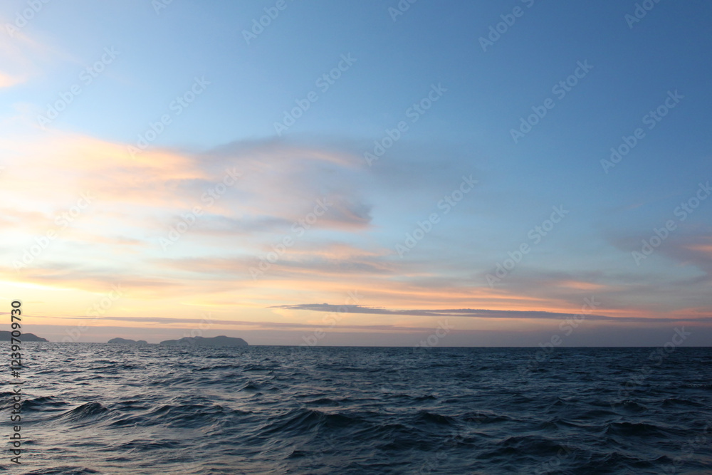 Sea in the morning before the sun rises. Sea in the morning before the sun rises.