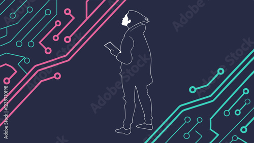 Dynamic Individual Hacking on Laptop Amidst Digital Circuits