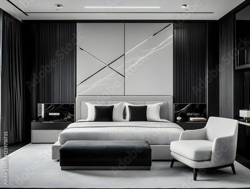 Modern Bedroom Interior Des...
