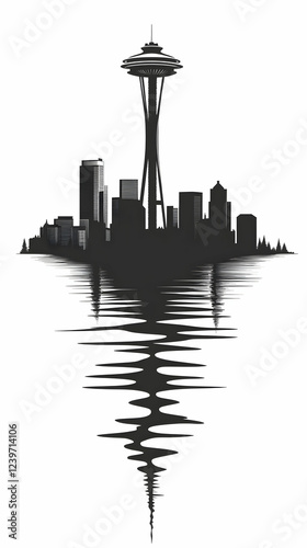 City Skyline Silhouette Ref...
