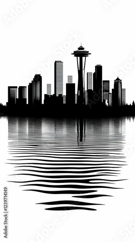 City Skyline Silhouette Ref...
