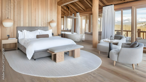 Modern Rustic Bedroom Inter...