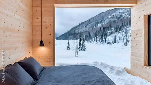 Cozy Bedroom Overlooks a Sn...