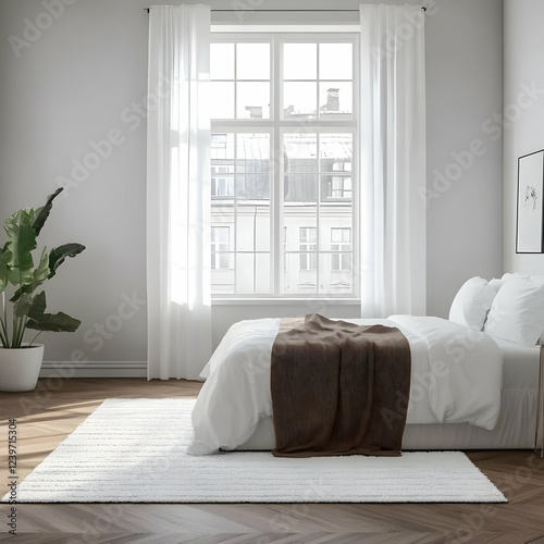 Minimalist Bedroom Interior...