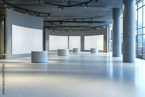 Modern Gallery Interior Des...
