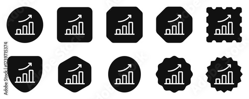 Editable bar chart, investment profit vector icon. Part of a big icon set family. Perfect for web and app interfaces, presentations, infographics, etc