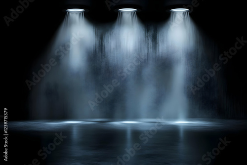 Three Spotlights Illuminate...