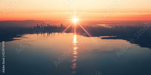 Sunrise Illuminates Coastal...