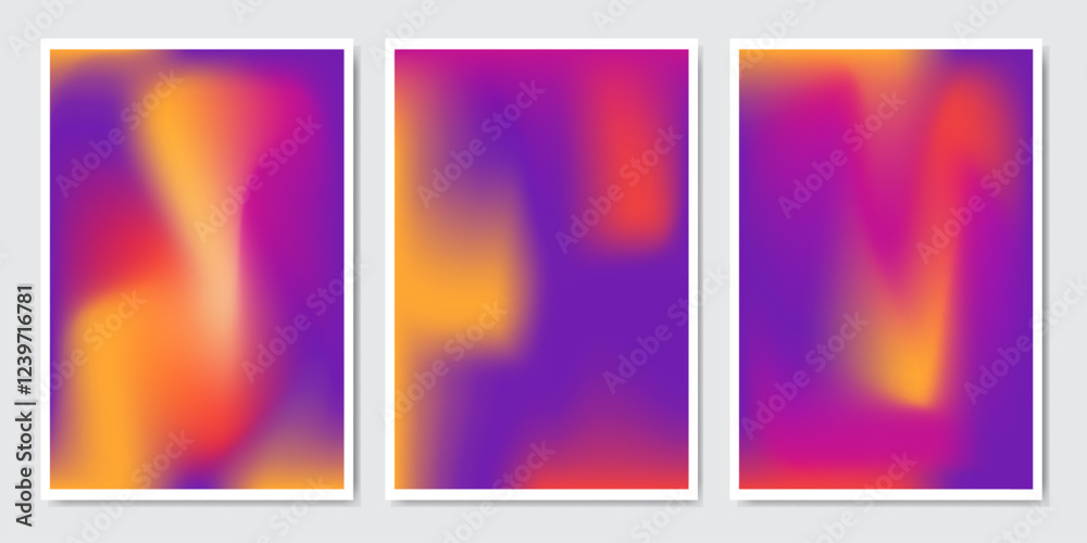 Fototapeta premium Liquid gradient color background design and Fluid composition. Creative illustration for poster, web, landing, page, cover, ad, greeting, card, promotion.