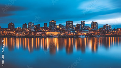 Cityscape Reflects Beautifu...
