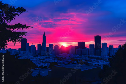 Cityscape Silhouettes at Vi...