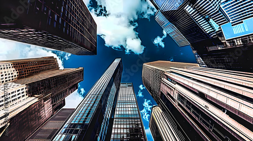 Modern Skyscrapers Reach fo...