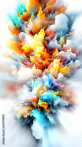 Abstract Explosion of Color...