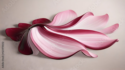Abstract Pink and Burgundy ...