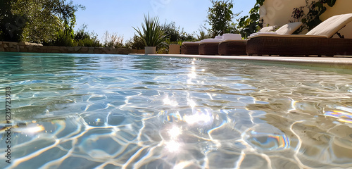 swimming pool in hotel