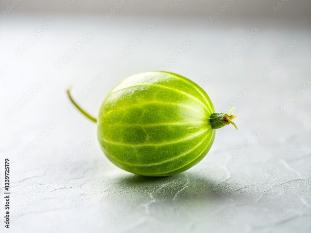 Graceful Gooseberry on White Background Graceful Gooseberry on White Background