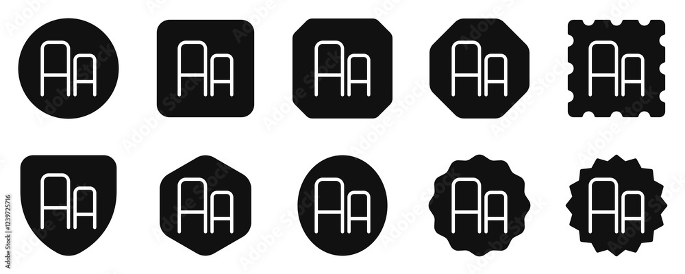 Editable font size vector icon. Part of a big icon set family. Perfect for web and app interfaces, presentations, infographics, etc Editable font size vector icon. Part of a big icon set family. Perfect for web and app interfaces, presentations, infographics, etc