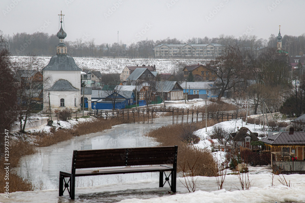 Panoramic view of Suzdal