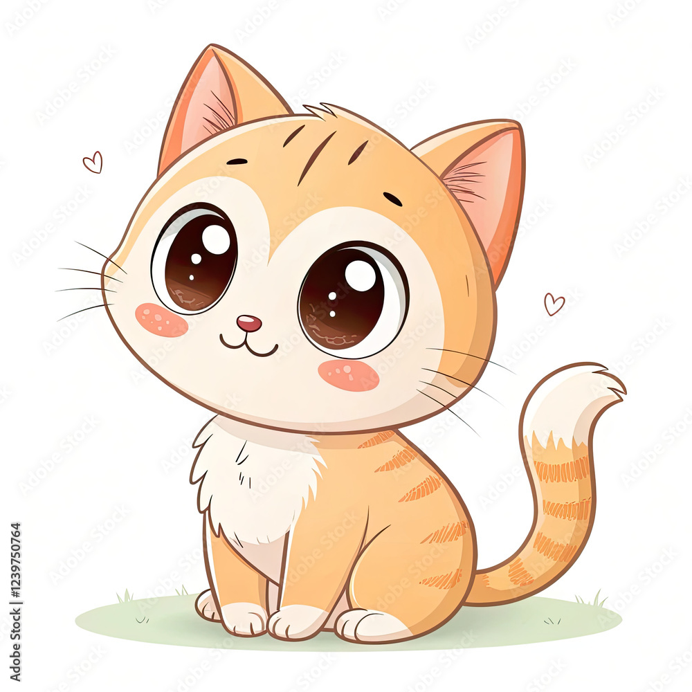 Obraz premium british kitten isolated on white