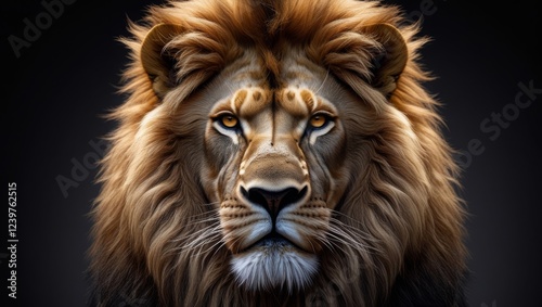 portrait of a lion
