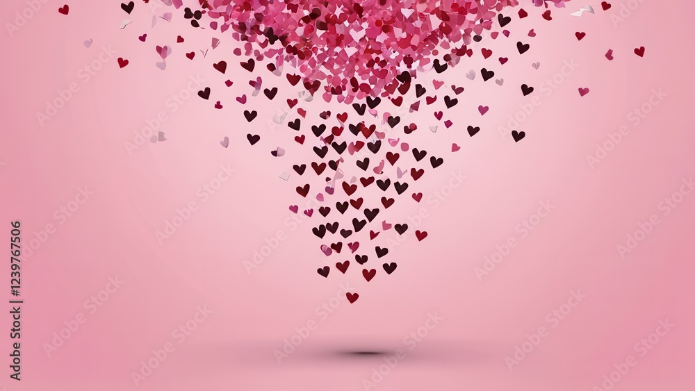 abstract background with hearts abstract background with hearts