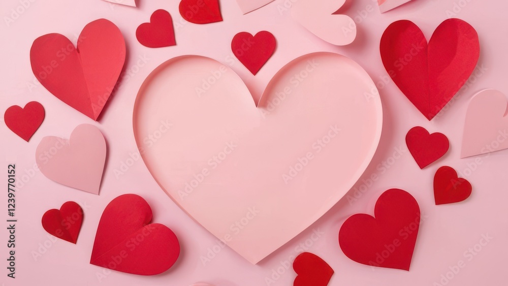 valentine background with hearts valentine background with hearts