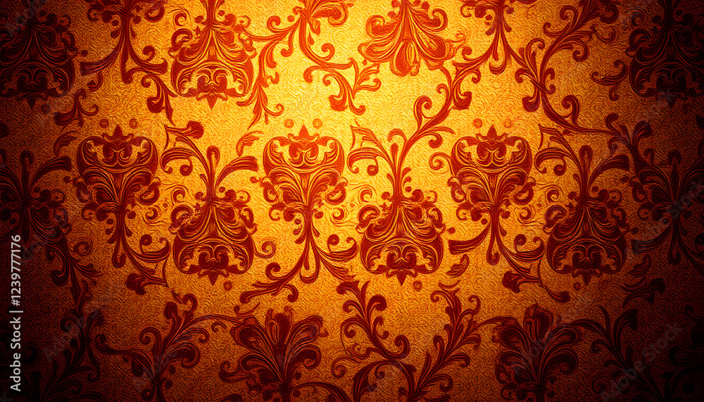 baroque wallpaper background, colorful. isolated with white shades baroque wallpaper background, colorful. isolated with white shades