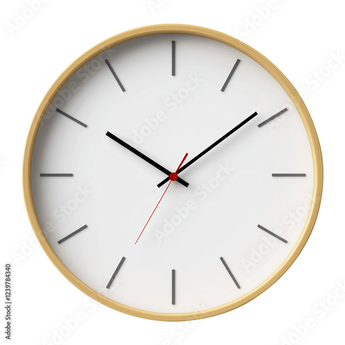 Free Download wall clock isolated on transparent white background, clipping path - GFXLoad