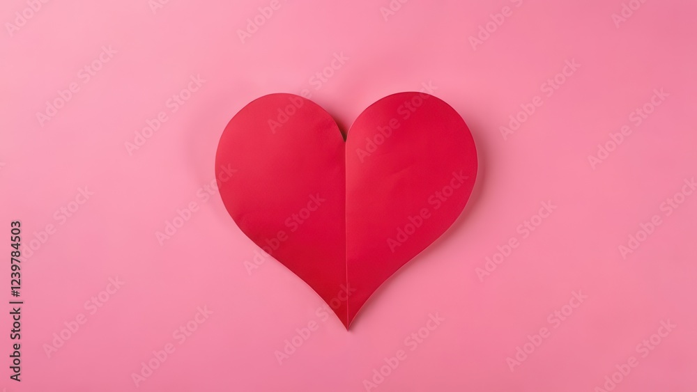 pink heart on a red background pink heart on a red background