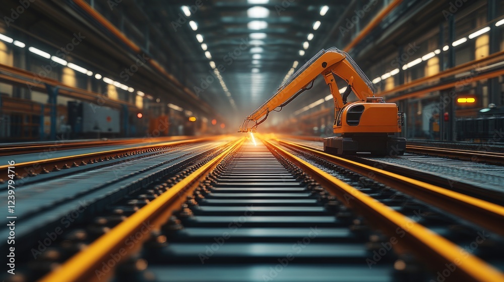 A 5G-powered smart factory, automated production line, AI-controlled robotics optimizing efficiency, seamless industrial connectivity --chaos 50 A 5G-powered smart factory, automated production line, AI-controlled robotics optimizing efficiency, seamless industrial connectivity --chaos 50