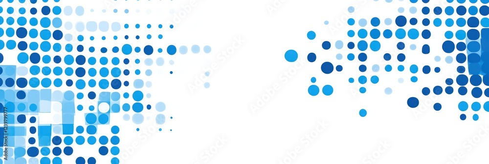 Abstract blue circle pattern design. Abstract blue circle pattern design.