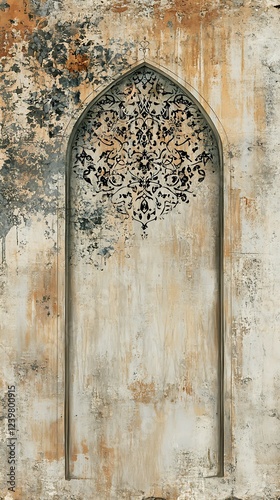 Wallpaper Mural Beautiful Arabic calligraphy decorating mosque interior Torontodigital.ca