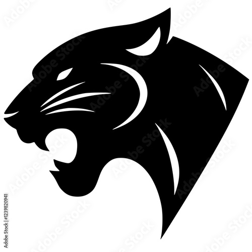 Panther logo silhouette