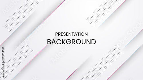 white trendy minimalist geometric background for websites and ads