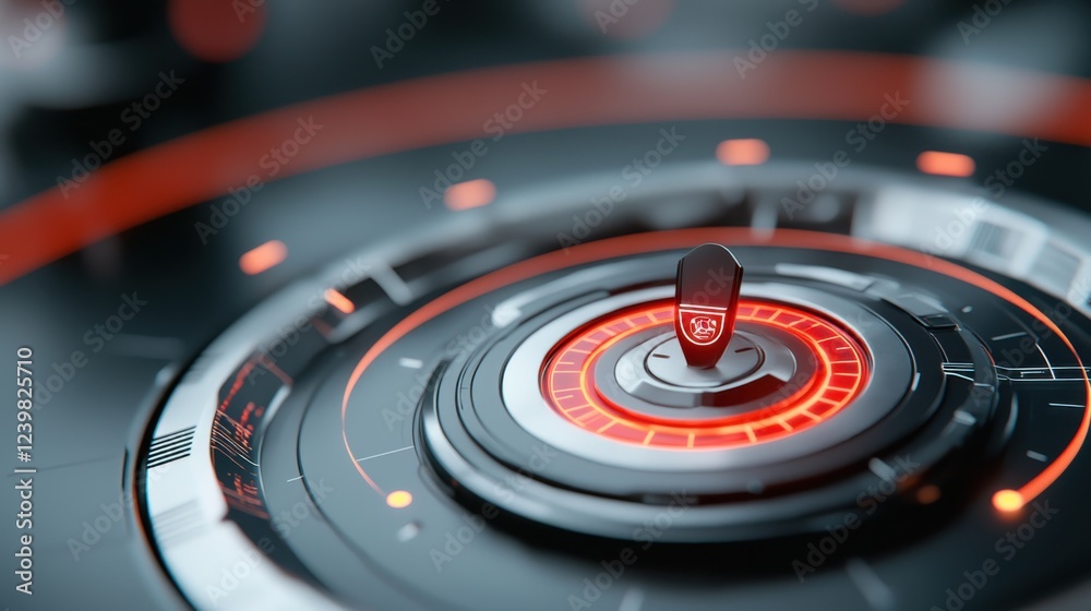 Glowing digital lock icon representing the concept of advanced cybersecurity and data protection in a futuristic high tech digital environment Showcasing the importance of network security Glowing digital lock icon representing the concept of advanced cybersecurity and data protection in a futuristic high tech digital environment Showcasing the importance of network security