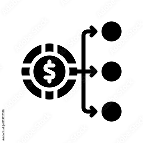 expense glyph icon