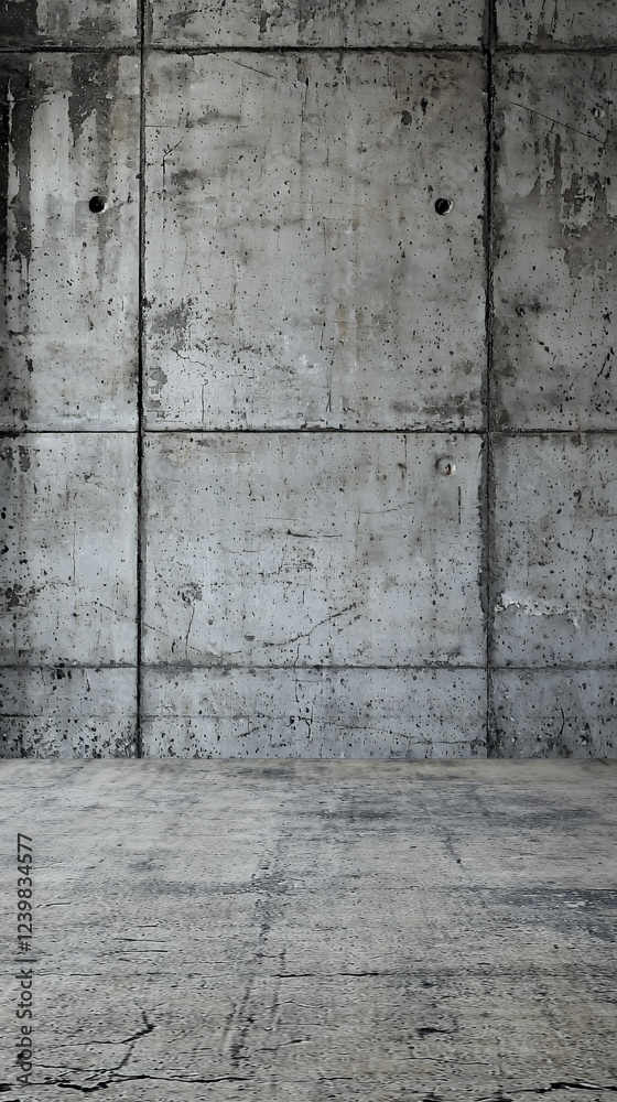 Grey Concrete Wall and Floor Texture Grey Concrete Wall and Floor Texture