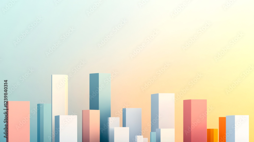 A colorful skyline illustration featuring modern geometric buildings against a gradient sky, evoking a serene urban atmosphere. A colorful skyline illustration featuring modern geometric buildings against a gradient sky, evoking a serene urban atmosphere.