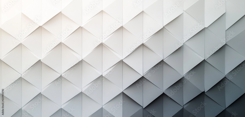 Abstract white geometric triangle design Abstract white geometric triangle design