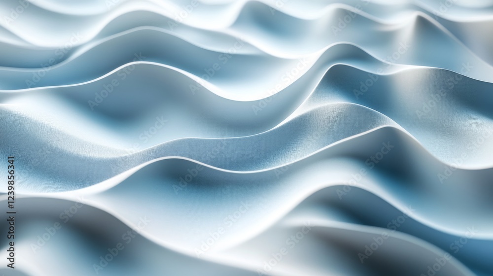 Obraz premium Abstract Blue Wave Pattern Design Background