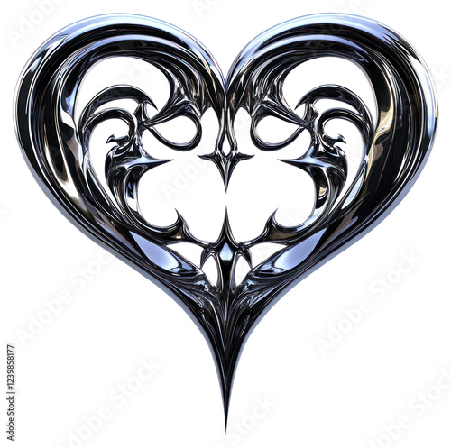 PNG Heartshape design illustration chandelier.