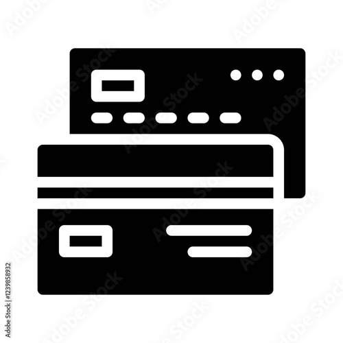 credit card glyph icon